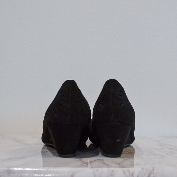ME TOO | BLACK WEDGE HEELS - Picture 3 of 7